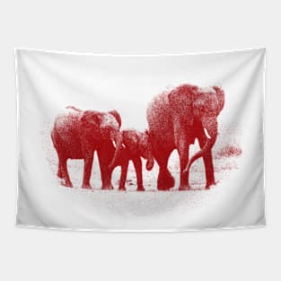 Elephant Fam Tapestry