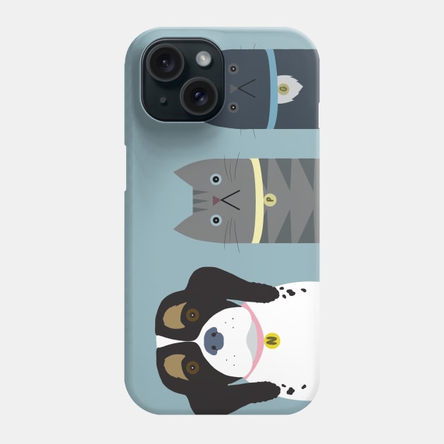 Nilla Pablo and Gideon Phone Case by JCPhillipps