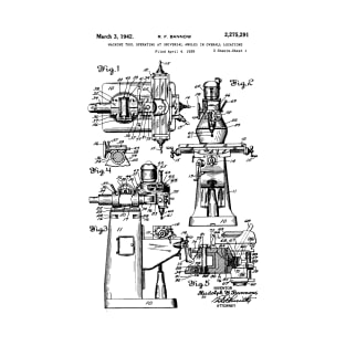 Bridgeport Milling Machine Patent 1942 T-Shirt