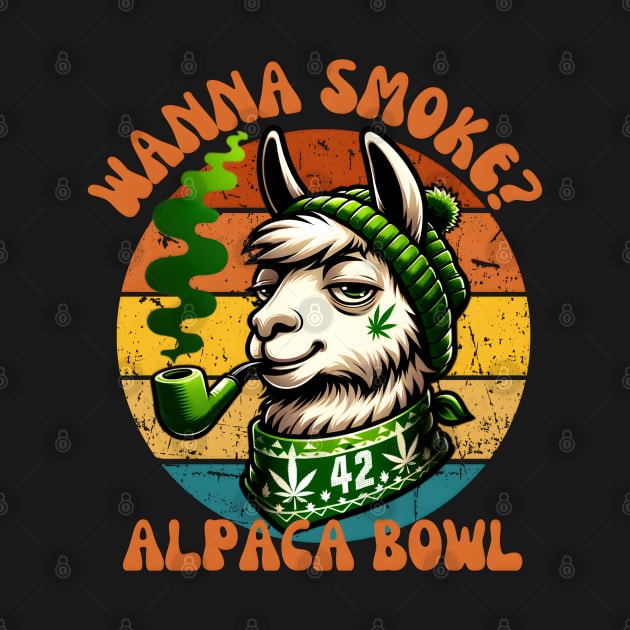 wanna smoke alpaca bowl by FnF.Soldier 