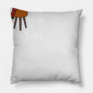 Christmas Cactus - Christmas Cactus With Scarf Pillow