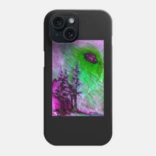 UFO fire in the sky... Phone Case