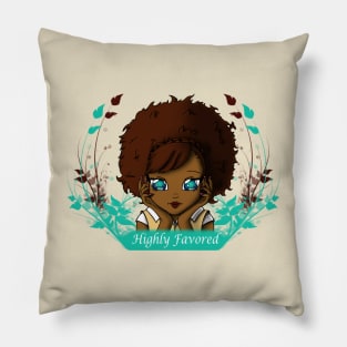 African American Woman Pillow