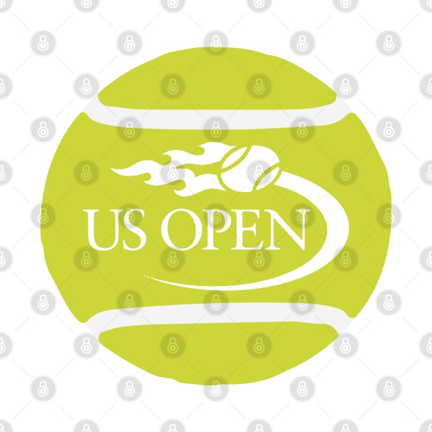 US Open Tennis Ball by inkstyl