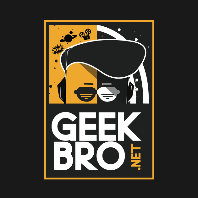 Geekbro Logo (yellow) by GeekBro Podcast Network