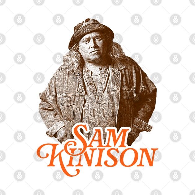 Retro Sam Kinison Sepia Tribute by darklordpug