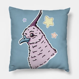 Crested Pigeon || Pretty in Pastels Pillow