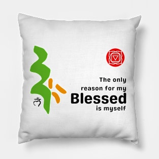 Root Chakra's Mantra 4 Pillow