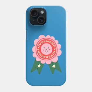 Overwork Badge Phone Case