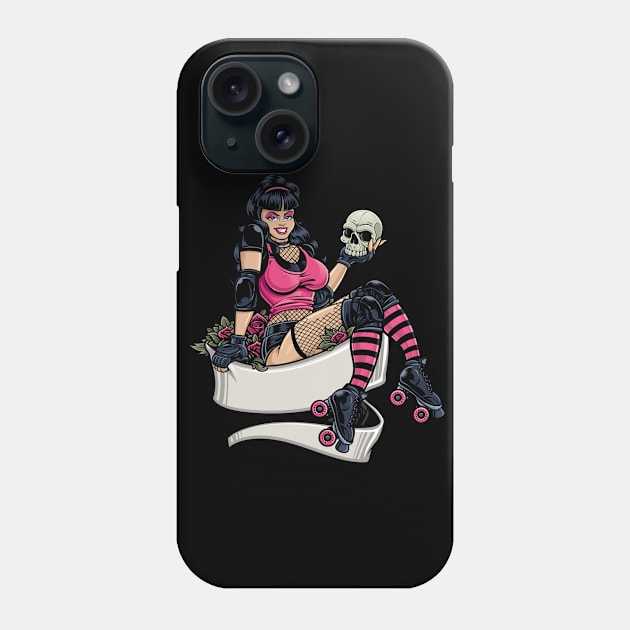 Death Skate Phone Case by viSionDesign