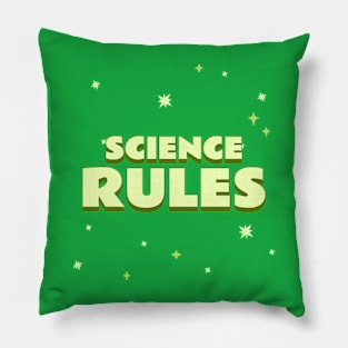 Science Rules Pillow