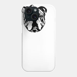 Lady bulldog spirit mascot Phone Case