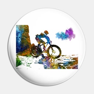 Mountain biking Pin