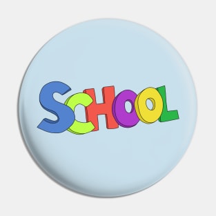 School for Teachers and Kids Pin