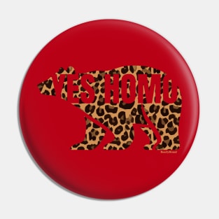 Yes Homo Leopard Print Bear | BearlyBrand Pin