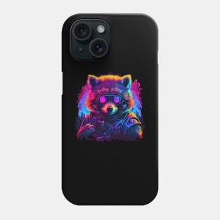 Retro Tanuki Synthwave Phone Case