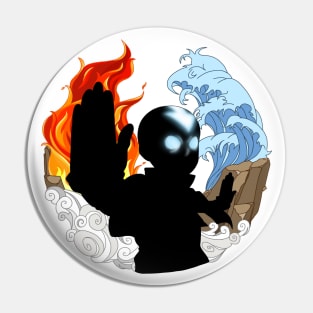 Elements airbender Pin