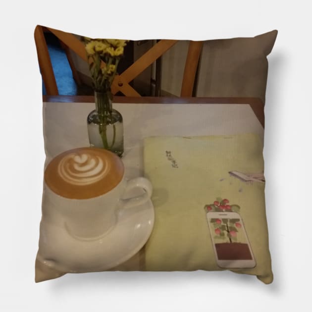 Cappuccino Pillow by Stephfuccio.com