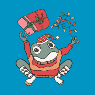 Funny Christmas Frog T-Shirt