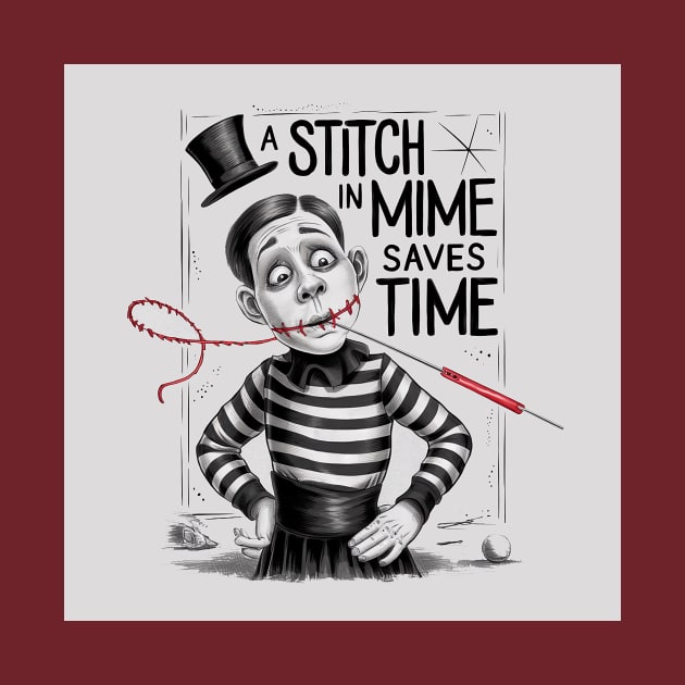 A stitch in mime... by Dizgraceland