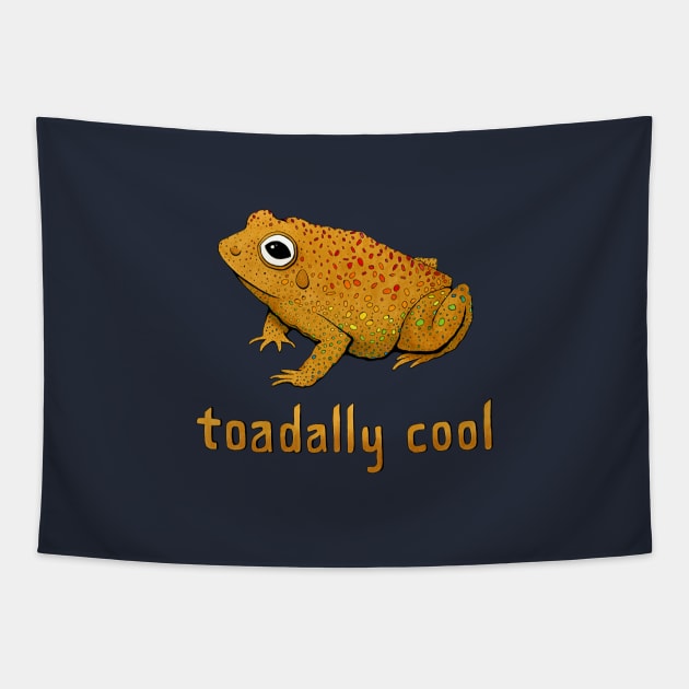 Toadally Cool Psychedelic Toad Tapestry by studiogooz