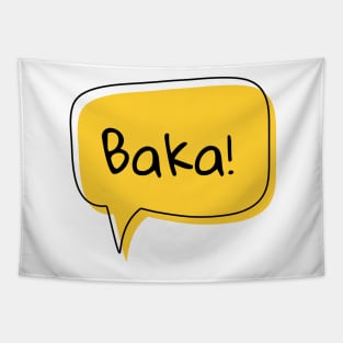 Anime Baka Text Cloud Tapestry