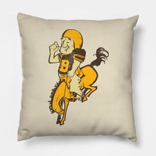 Denver Retro Fan Art Mascot Pillow