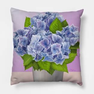 Gratitude in Blue Pillow