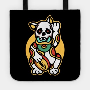 skull neko Tote