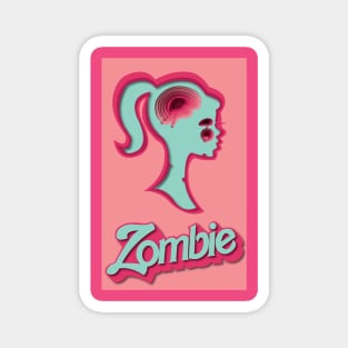 zombie barbie Magnet