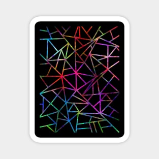 WEBBED Geometric Abstract Design Magnet