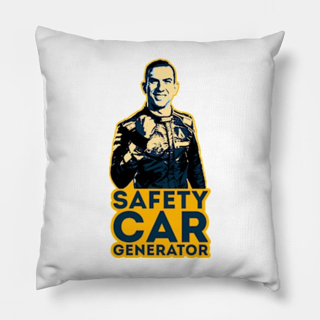 Safety Car Generator Pillow by Worldengine