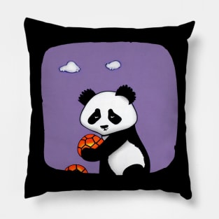 Angry Face Panda Pillow