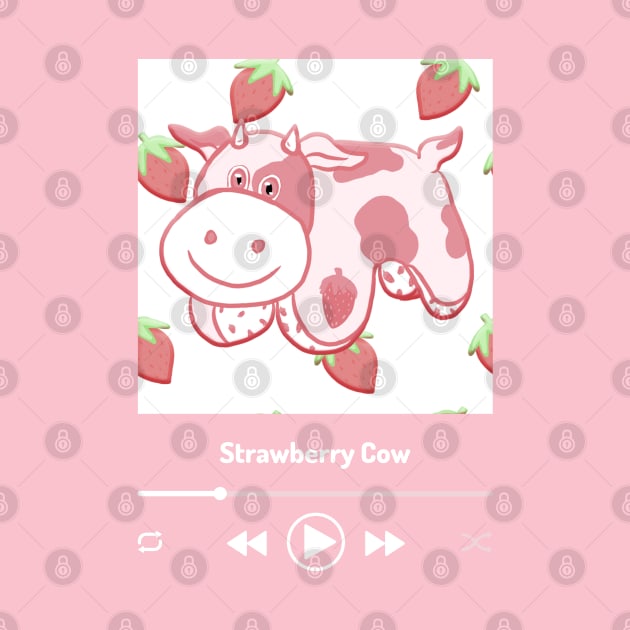 Strawberry Cow Song by RoserinArt