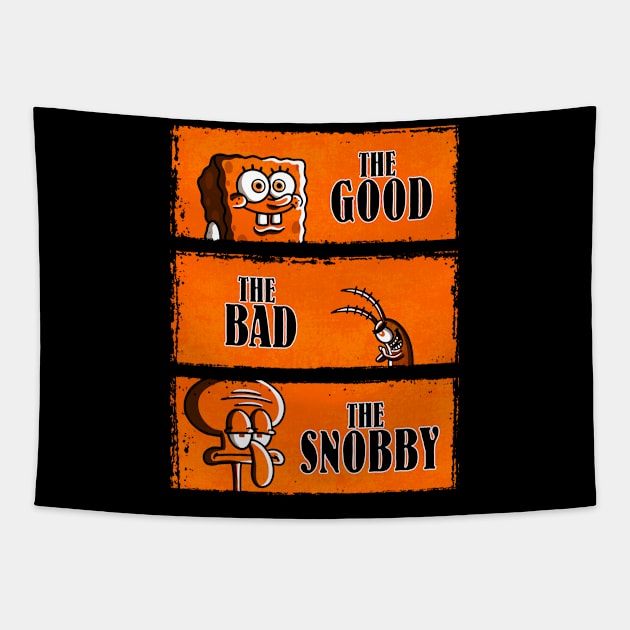 The Good, The Bad & The Snobby Tapestry by Barbadifuoco