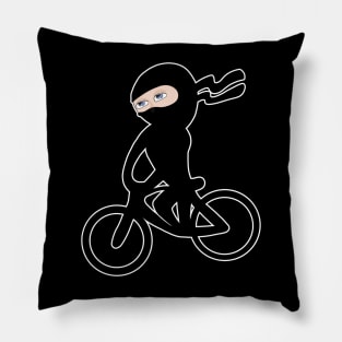 Bike Ninja Pillow