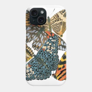 Butterflies by Emile Allain Séguy Phone Case