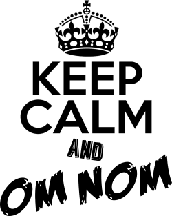 Keep Calm and Om Nom Magnet