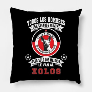 Playera Xolos de Tijuana Los Mejores le van a Xolos Futbol Mexicano Pillow