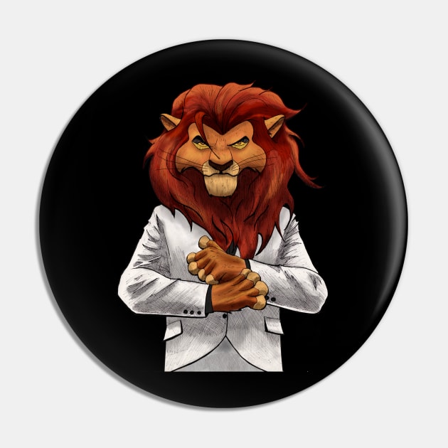 LION KING PIN Pin by CG Fan Art