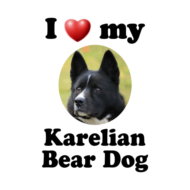 I Love My Karelian Bear Dog by Naves