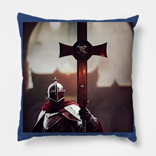 Knights Templar in The Holy Land Pillow