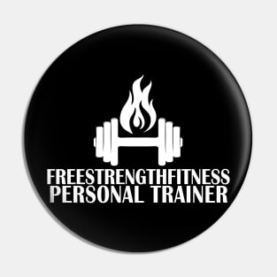 Free Strength Fitness Personal Trainer Pin
