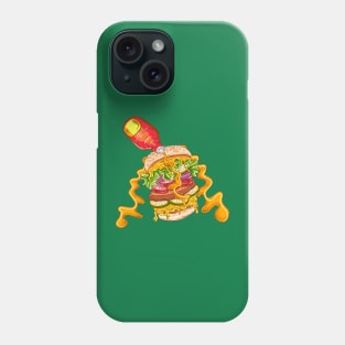 Burger Melting Cheese Phone Case