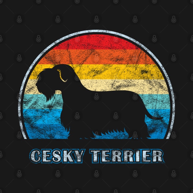 Cesky Terrier Vintage Design Dog by millersye