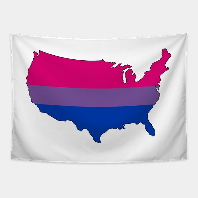 USA Bi-sexual Pride! Tapestry by somekindofguru