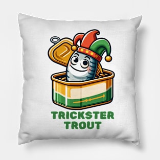 Sly Trout in Disguise! Pillow