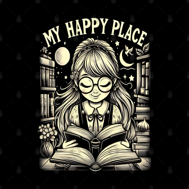 My Happy Place book lover by justingreen