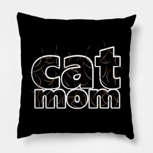 Cat Mom Tabby Cat Pillow