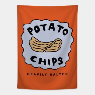 Heavily Salted Potato Chips Tapestry